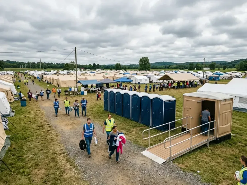 disaster-relief-camp-restrooms-010 — frequently asked questions, Dumpster & Portable Bathrooms Rental in Sharon Hill, PA